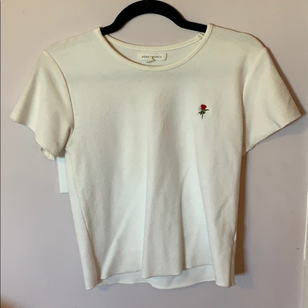 Tobi Ribbed crop top